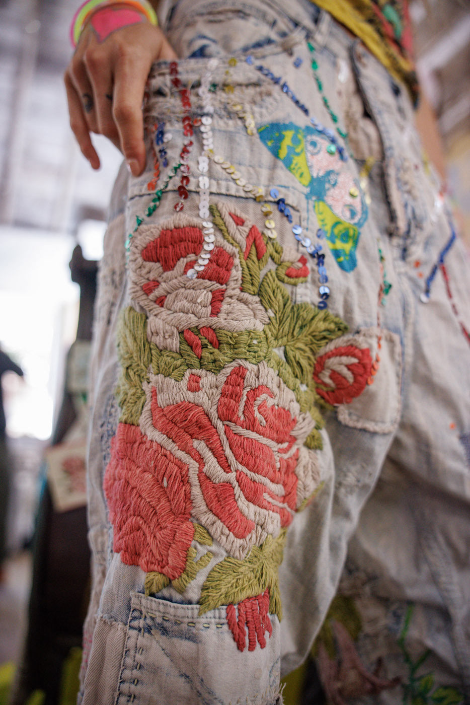 Valentine Crop Denims Falmet Indigo 