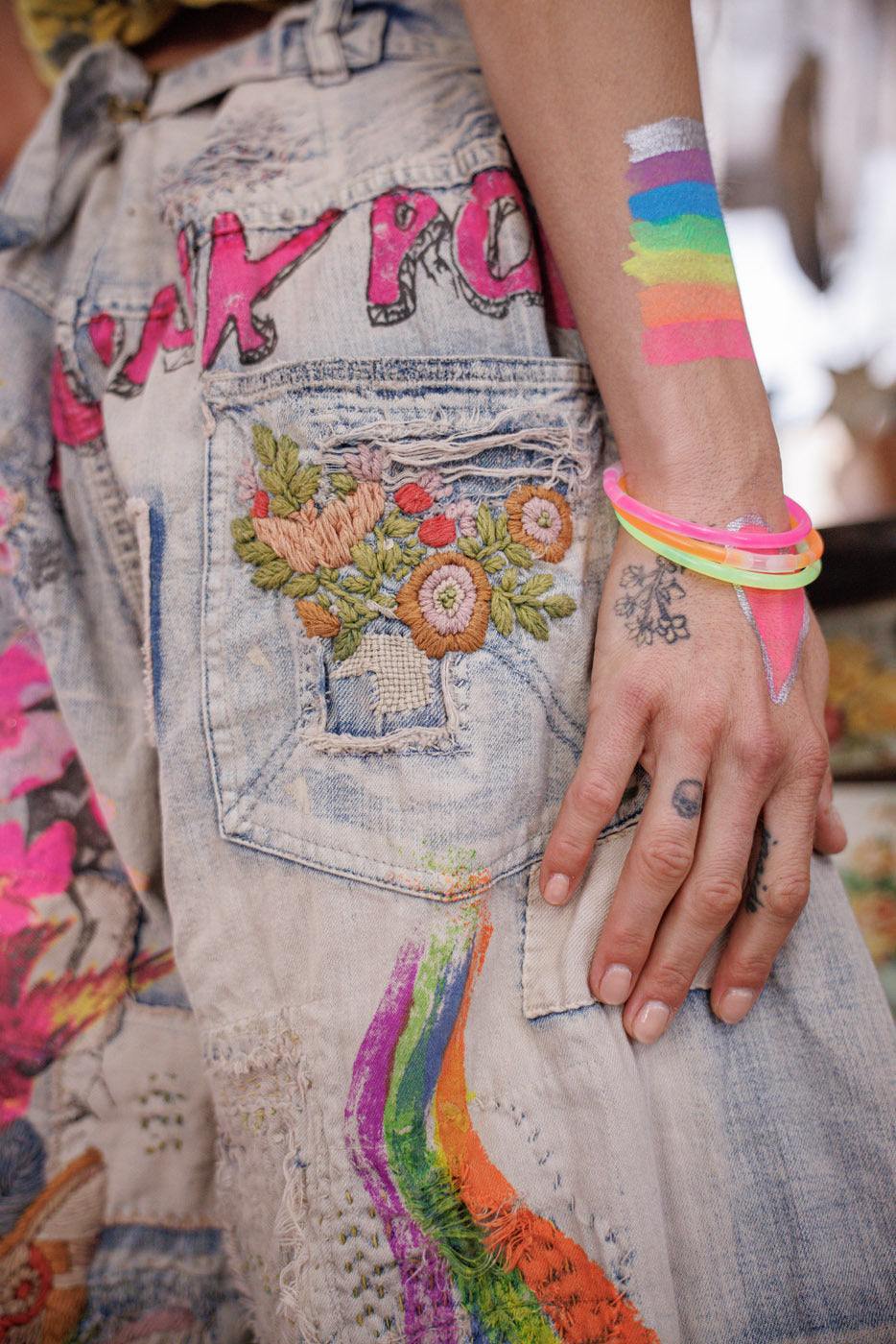 Valentine Crop Denims Falmet Indigo 