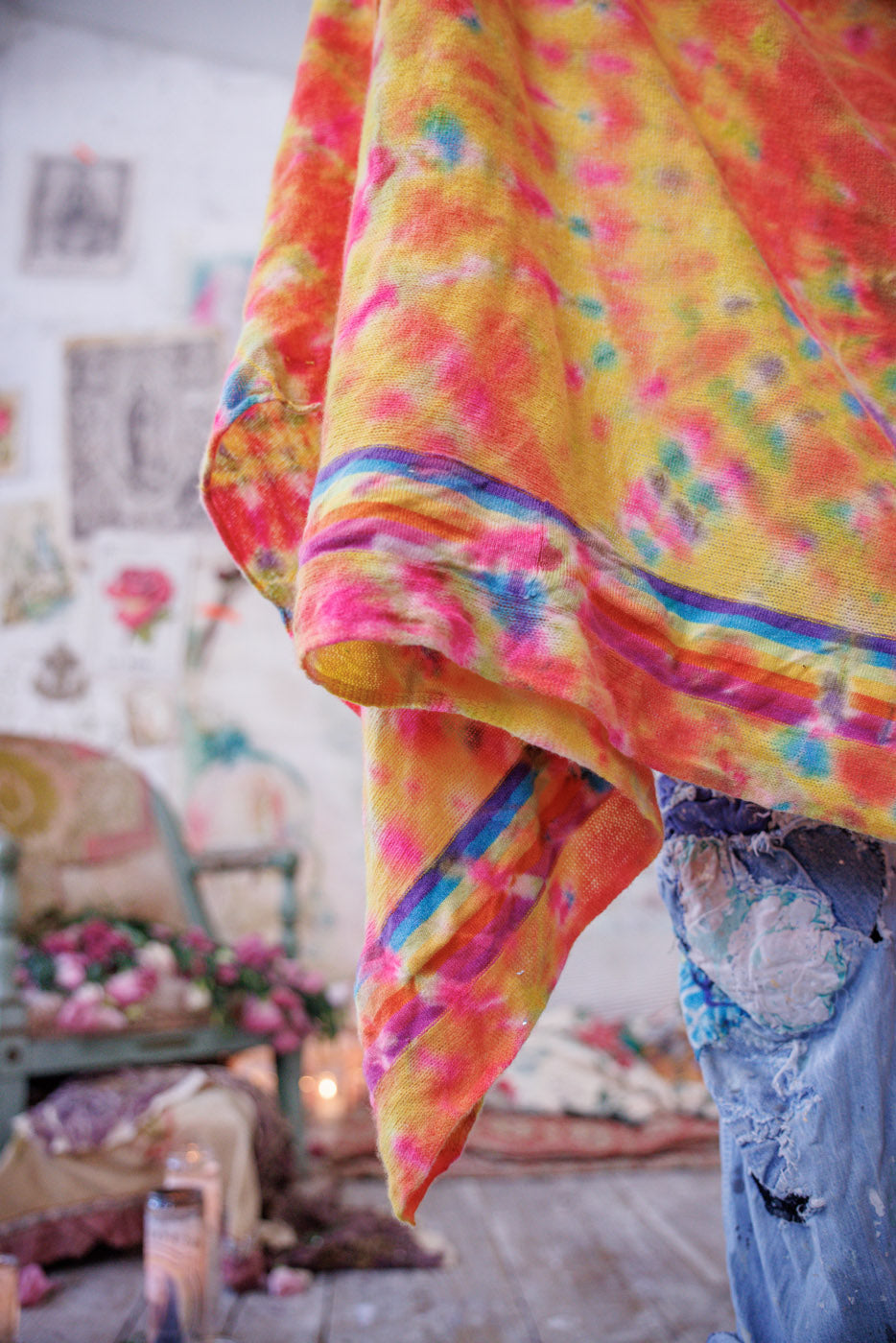 Sunshine and Rainbows Scarf Magnolia Pearl