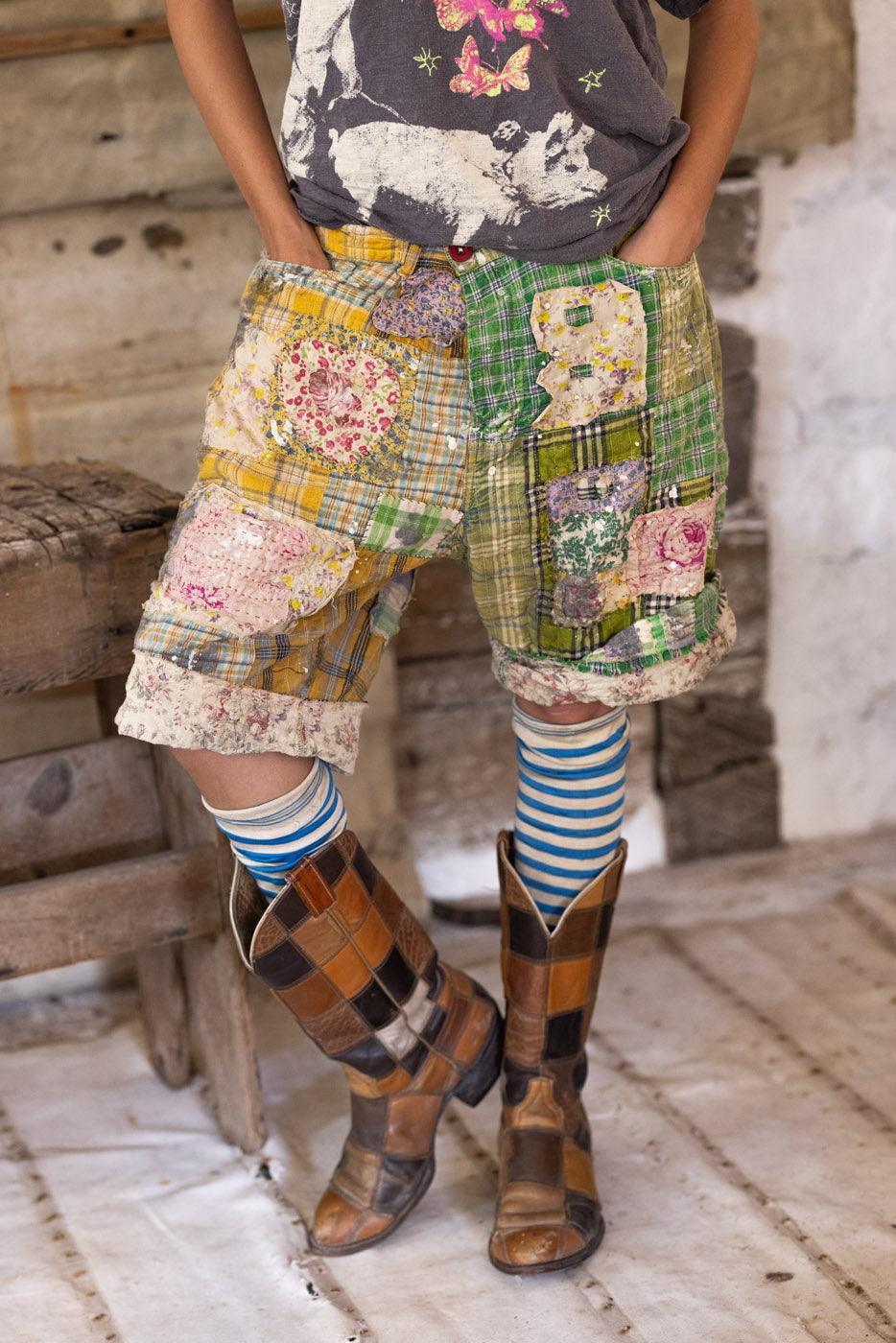 Patchwork Miner Shorts Magnolia Pearl Clothing
