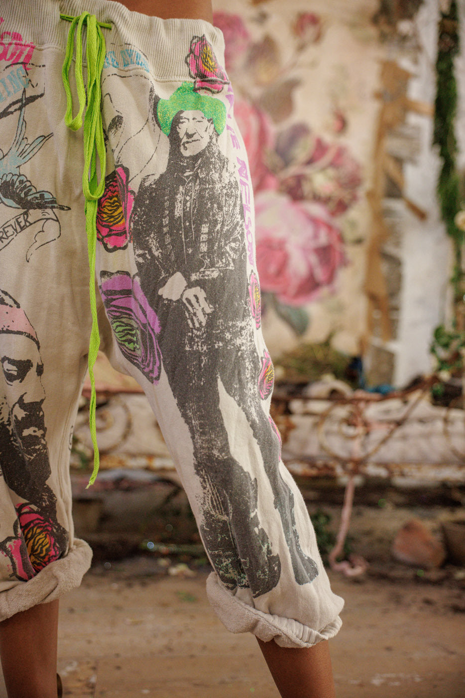 Willie Nelson Cali Sweat Shorts Måneskin 