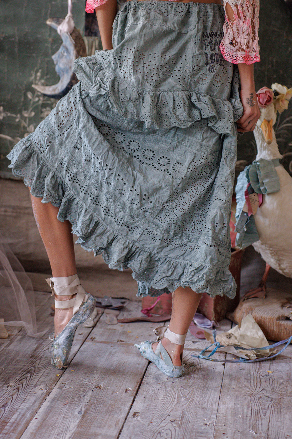 Eyelet Pissarro Skirt