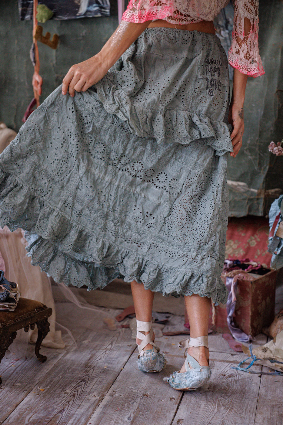 Eyelet Pissarro Skirt