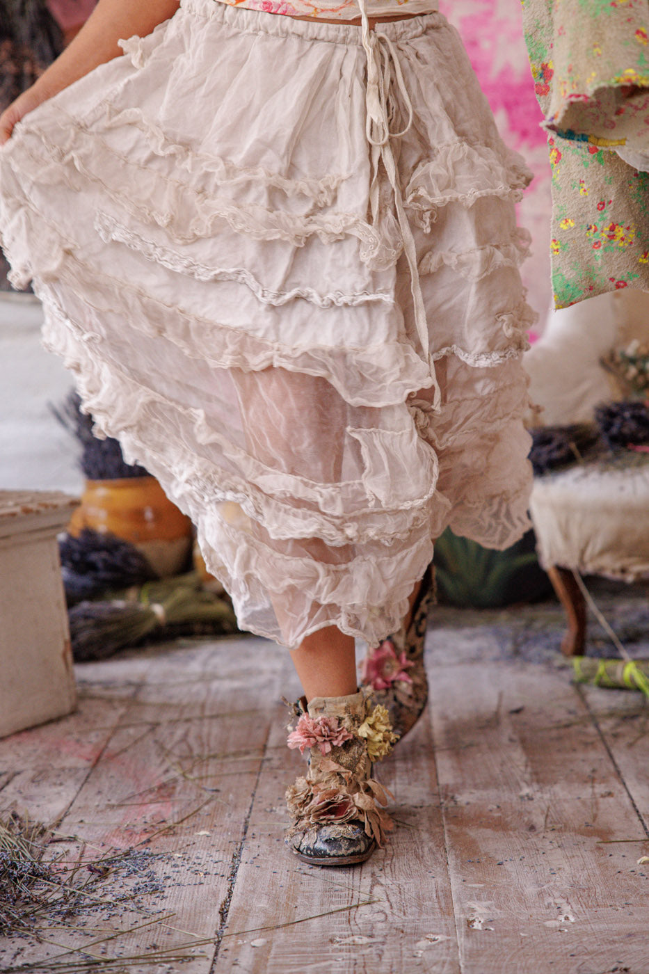 Organza Pissarro Skirt Magnolia Pearl Clothing