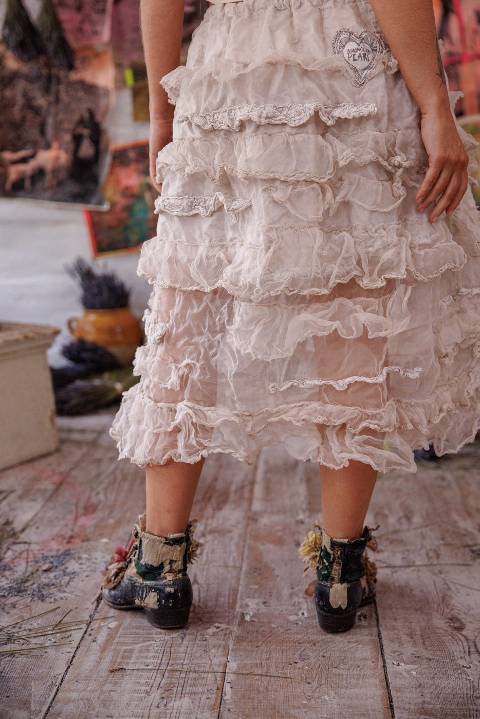 Organza Pissarro Skirt Magnolia Pearl Clothing