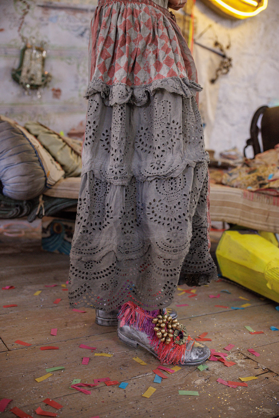 Stykkevis Zima Nederdel Stor Top Rød 