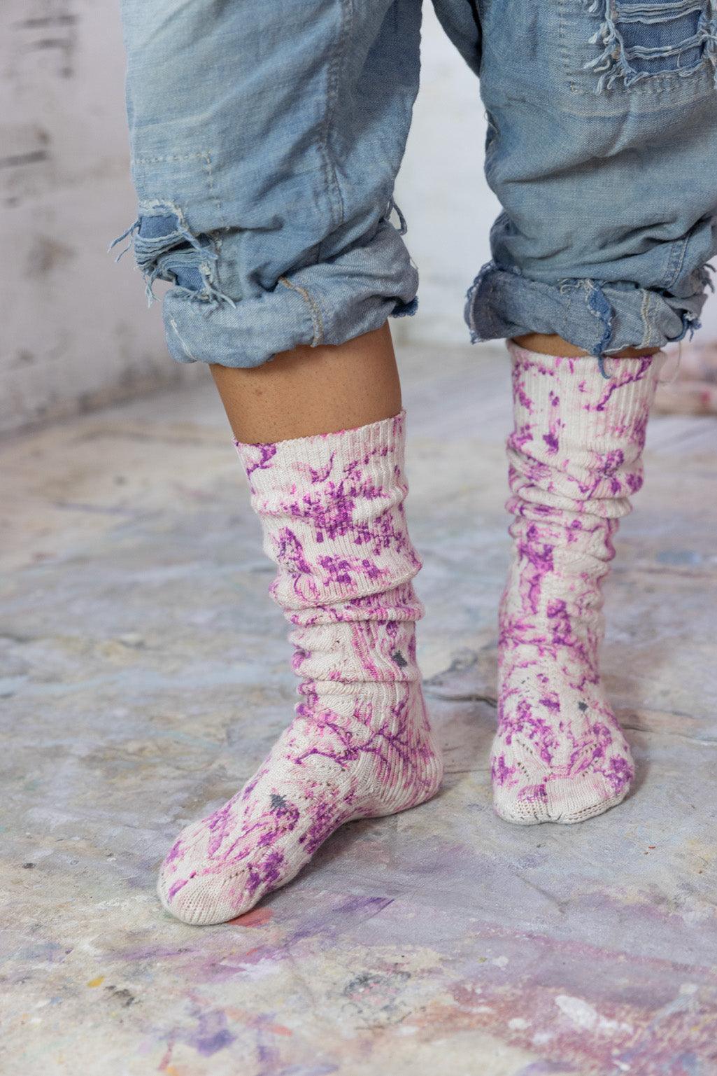 Big Dipper Cherub OTK Socks - Magnolia Pearl Clothing