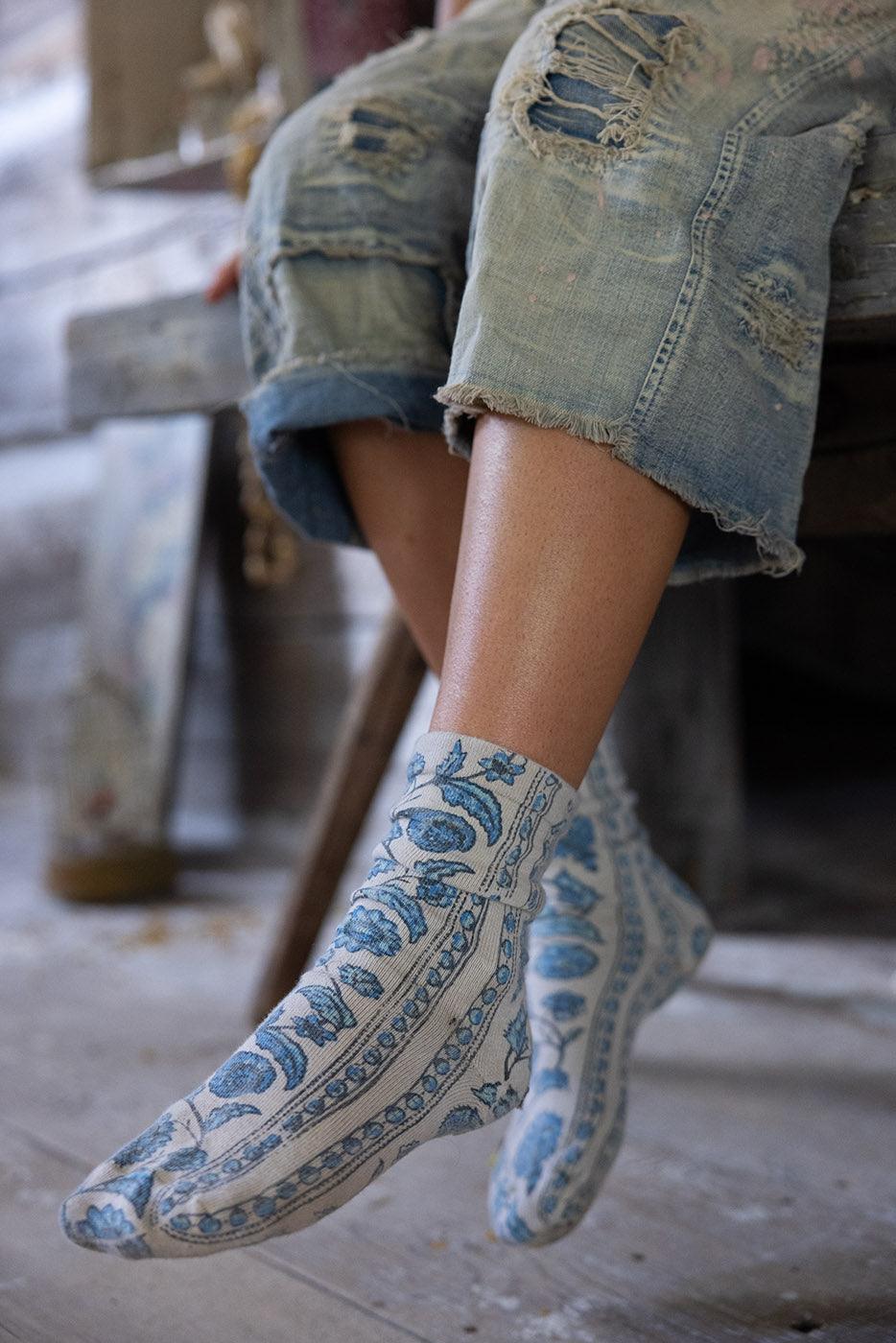 Block Print MP Socks