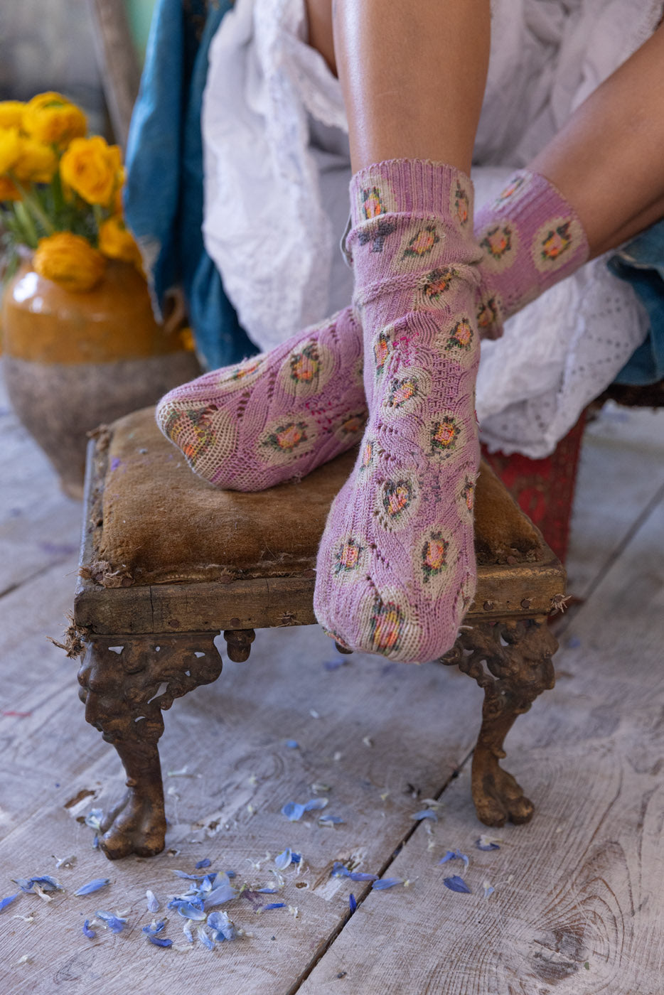 Floral Lil' Dipper Socks Magnolia Pearl Clothing