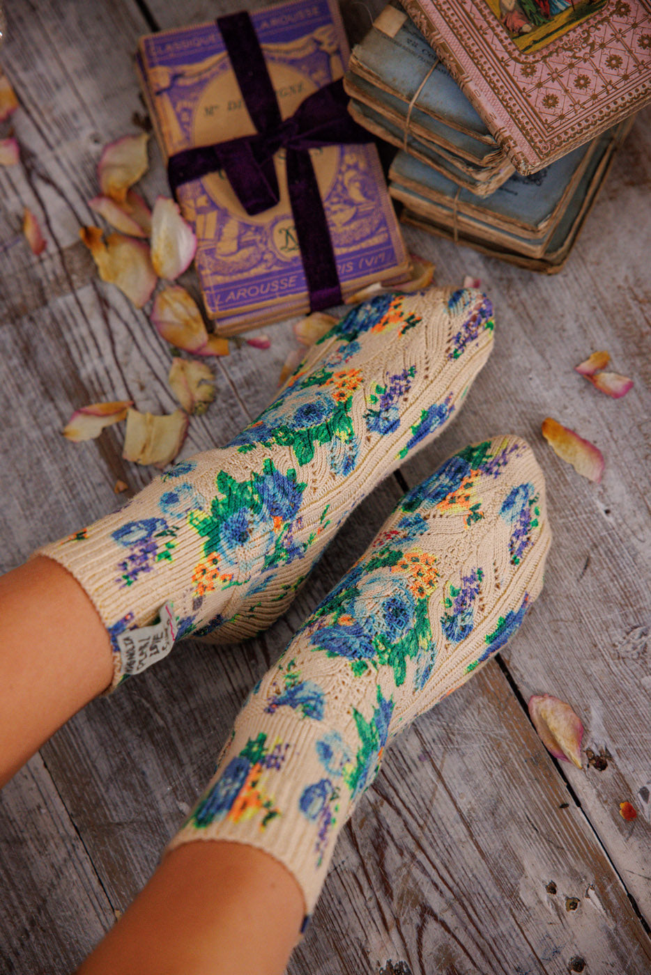 Floral Lil' Dipper Socks Magnolia Pearl Clothing