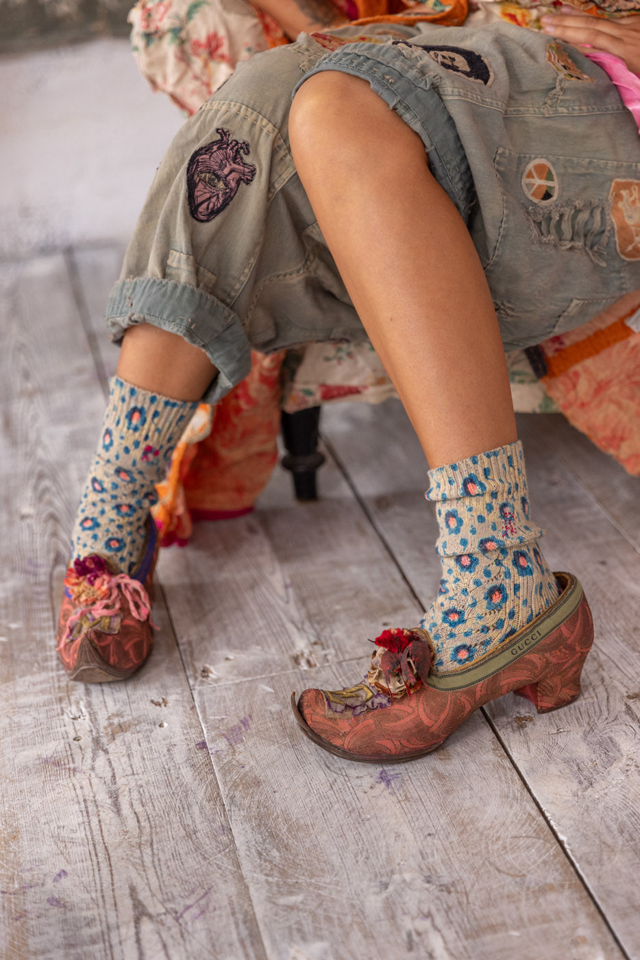 Floral Lil' Dipper Socks Magnolia Pearl Clothing