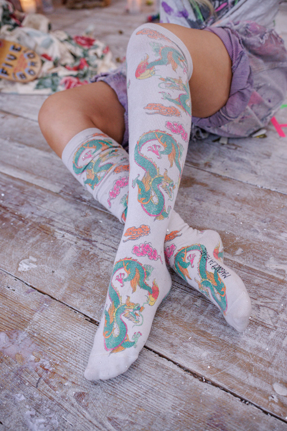 OTK Socks Spirit Of The People Magnolia Pearl Clothing