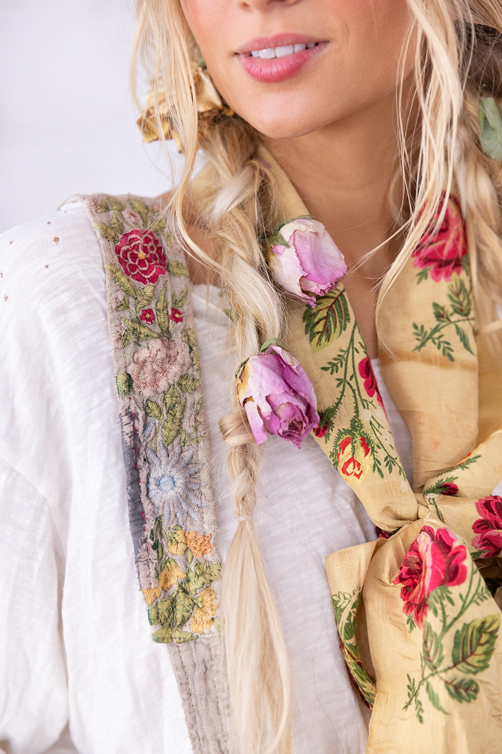 Embroidered Shae Suspenders Magnolia Pearl Clothing