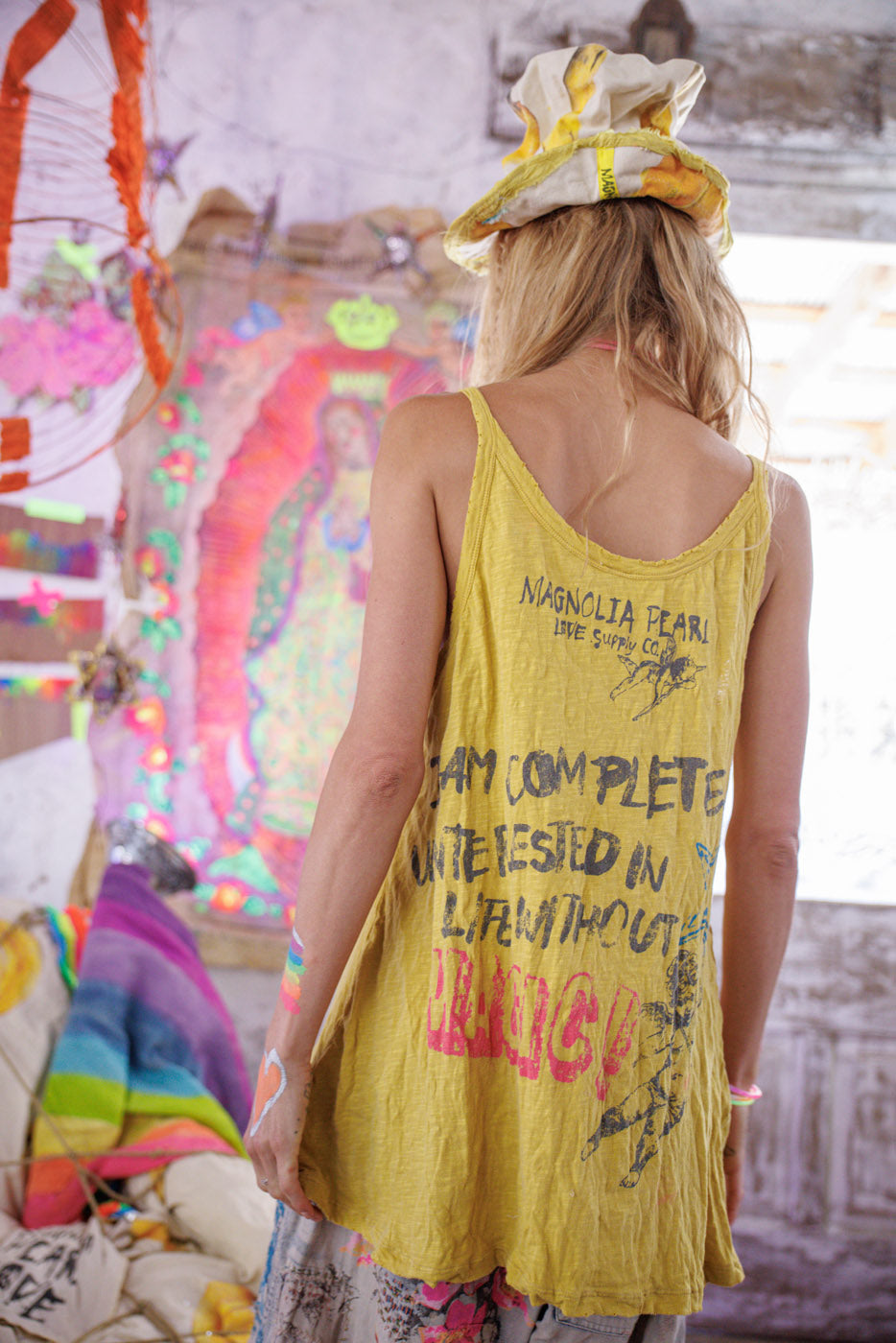 Hija Del Cosmos Lana Tanque Alta Visibilidad 