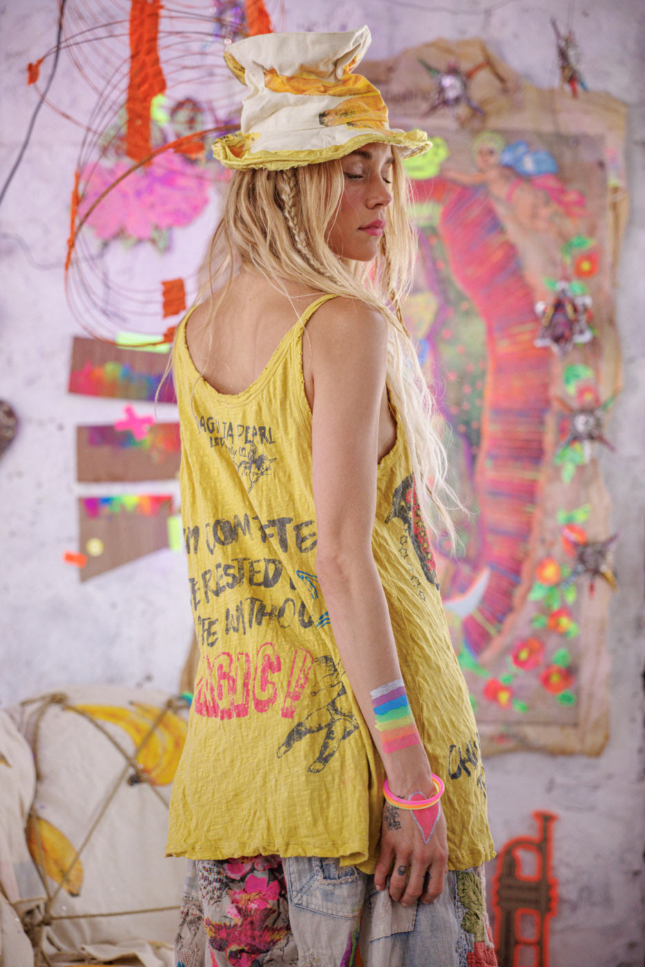 Hija Del Cosmos Lana Tanque Alta Visibilidad 