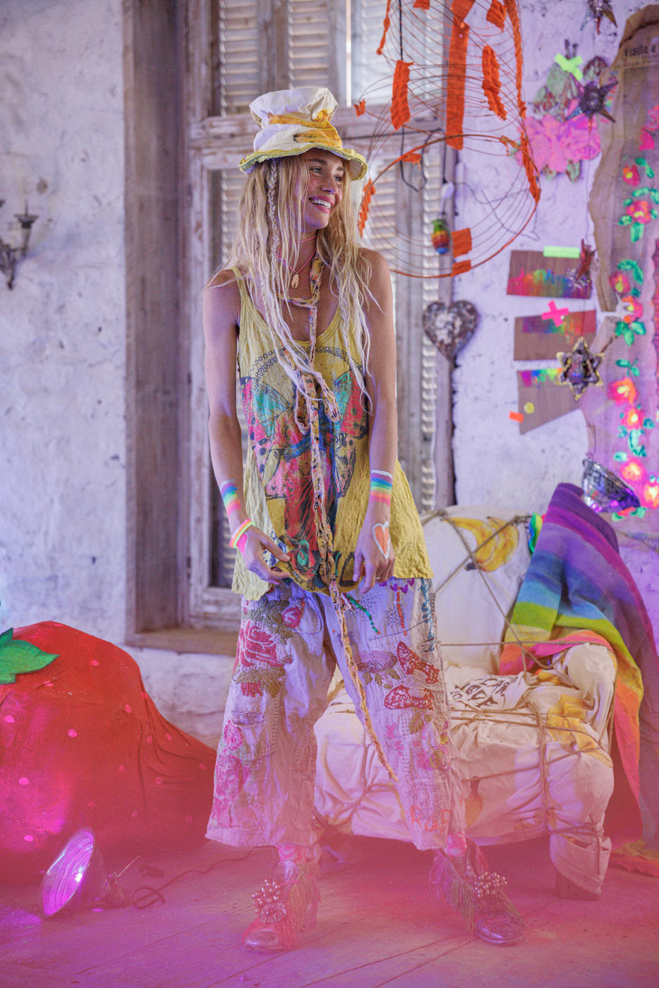 Hija Del Cosmos Lana Tanque Alta Visibilidad 