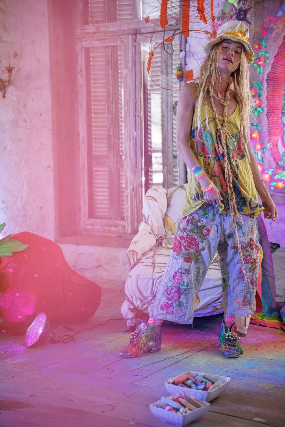 Hija Del Cosmos Lana Tanque Alta Visibilidad 