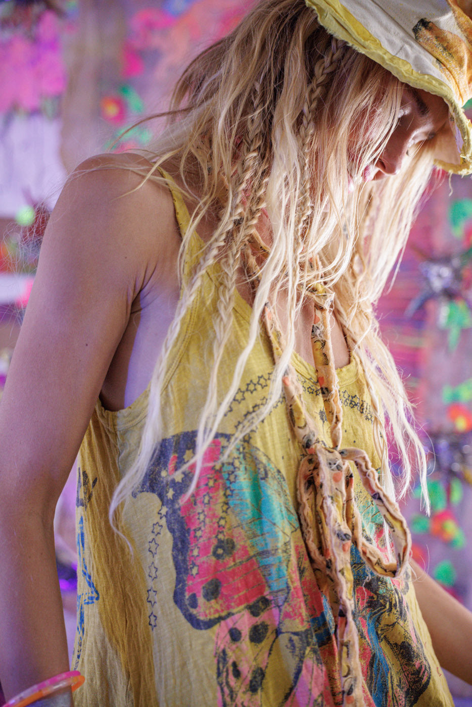 Hija Del Cosmos Lana Tanque Alta Visibilidad 