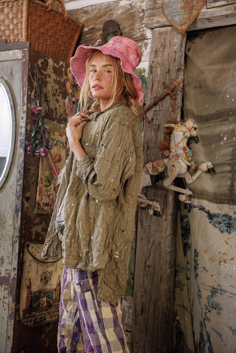 Bedrucktes Adison-Arbeitshemd 