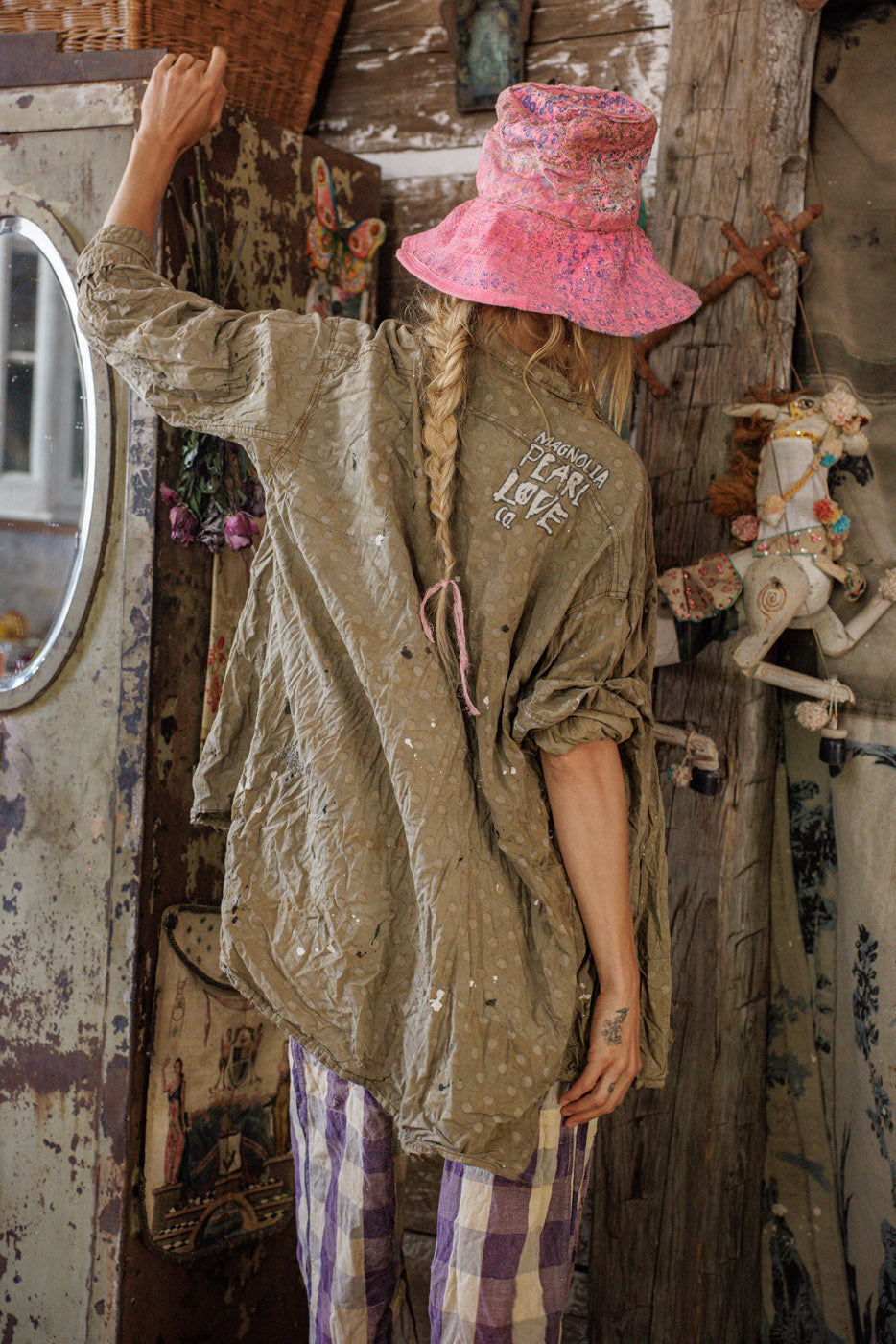 Bedrucktes Adison-Arbeitshemd 