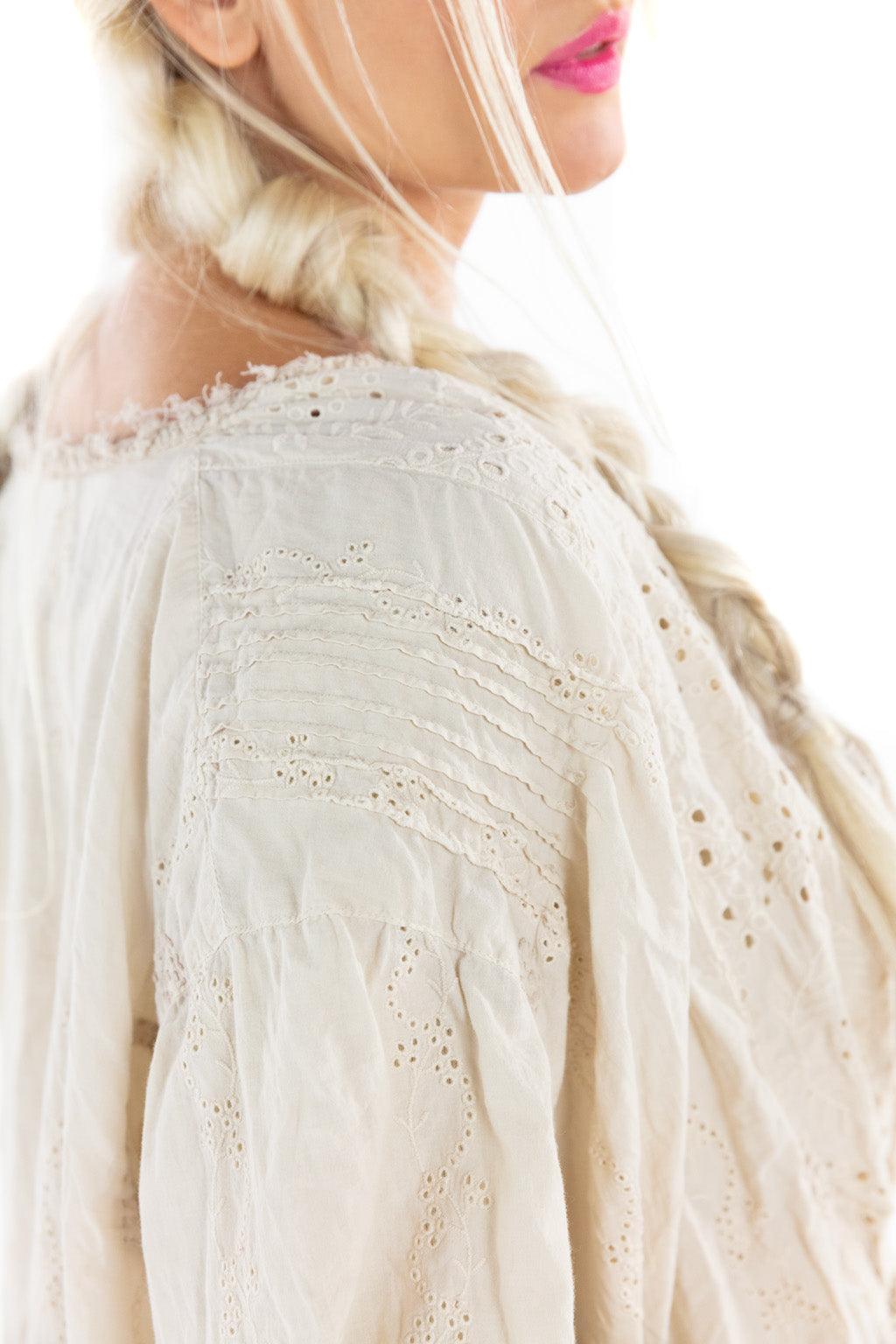 Eyelet Teylani Blouse - Magnolia Pearl Clothing