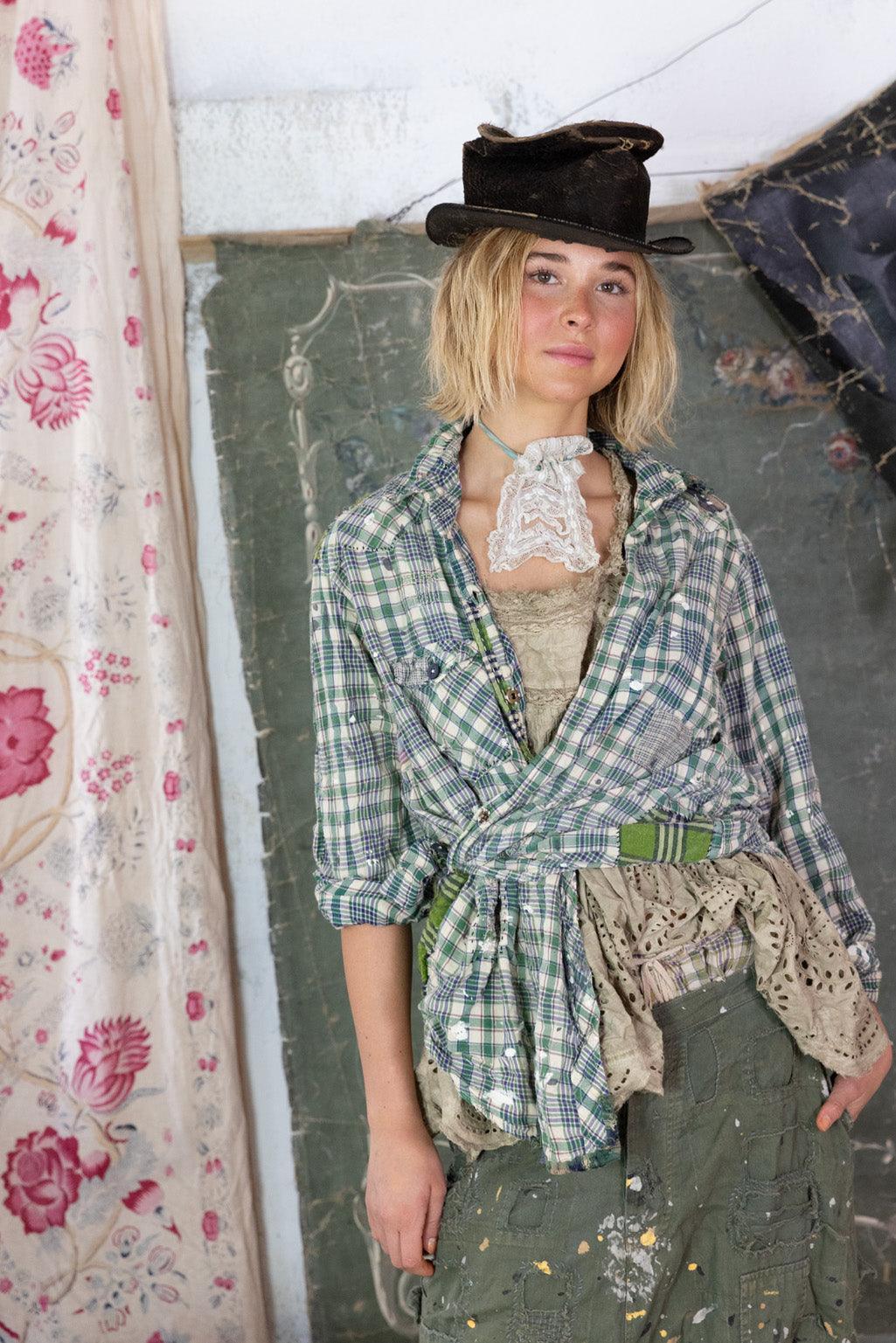 Plaid Kelly Western Shirt - Magnolia Pearl Clothing