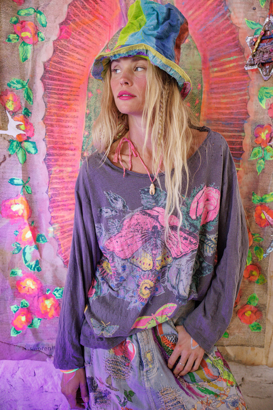 Flor De La Pasion Viggo Tee Magnolia Pearl Clothing