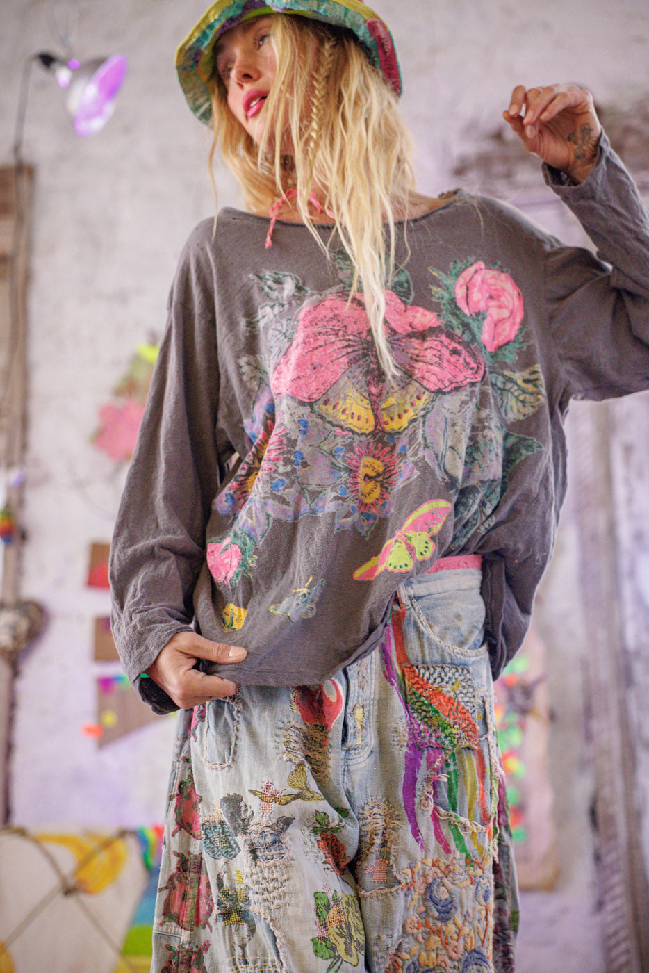 Flor De La Pasion Viggo Tee Magnolia Pearl Clothing