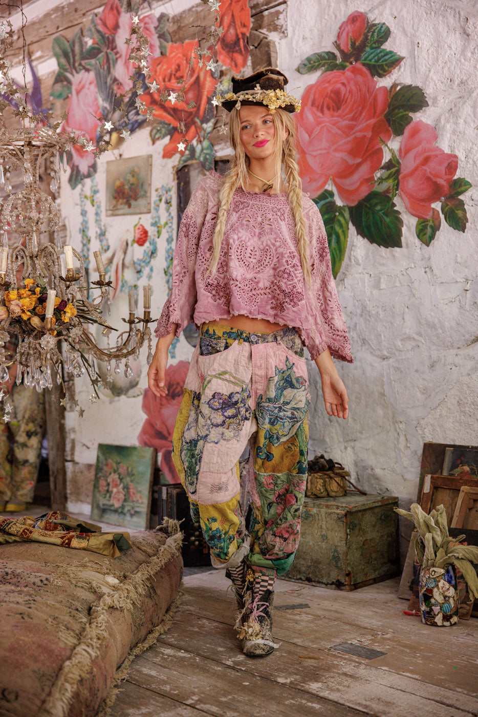 Блуза Eyelet Adelise 