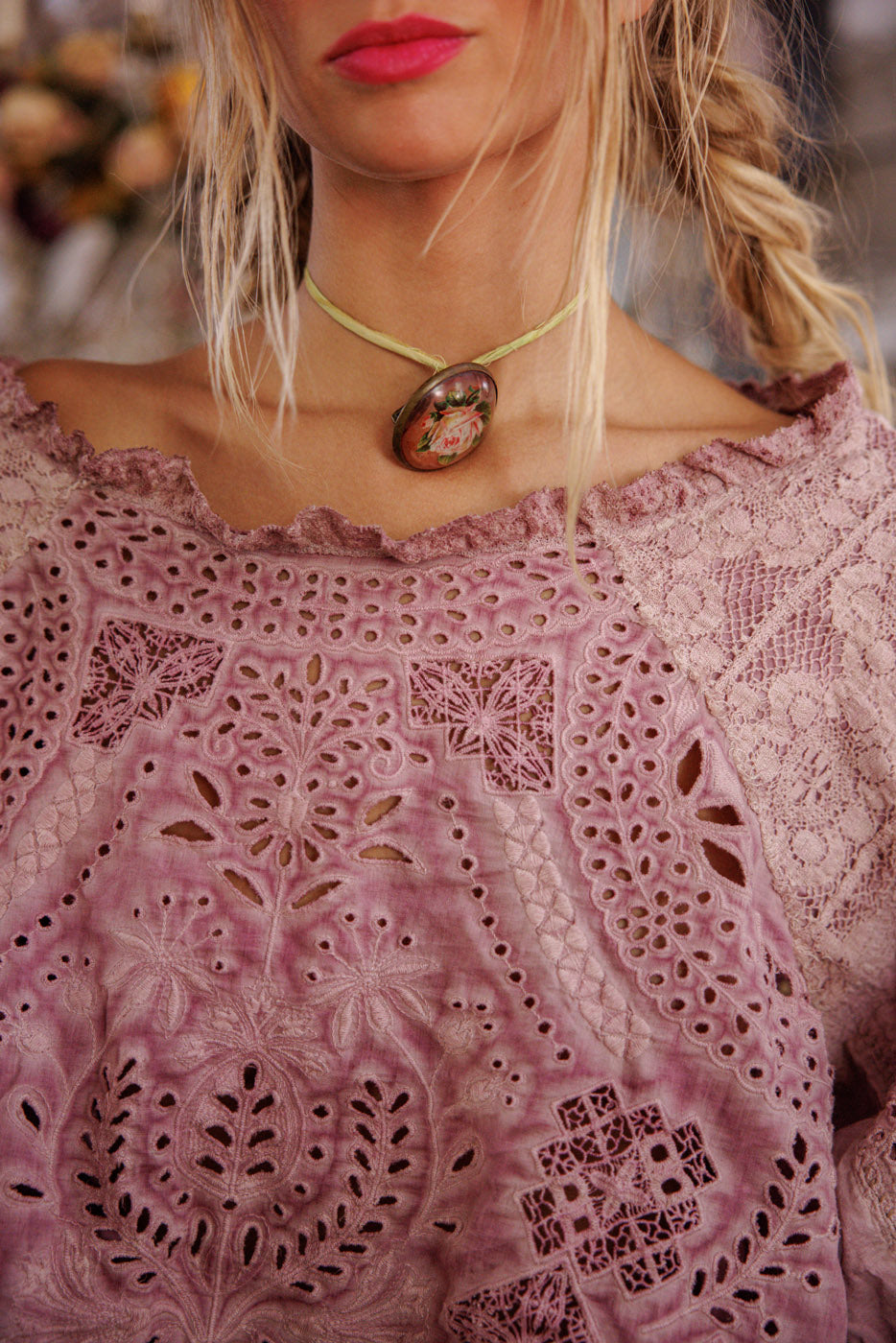 Блуза Eyelet Adelise 