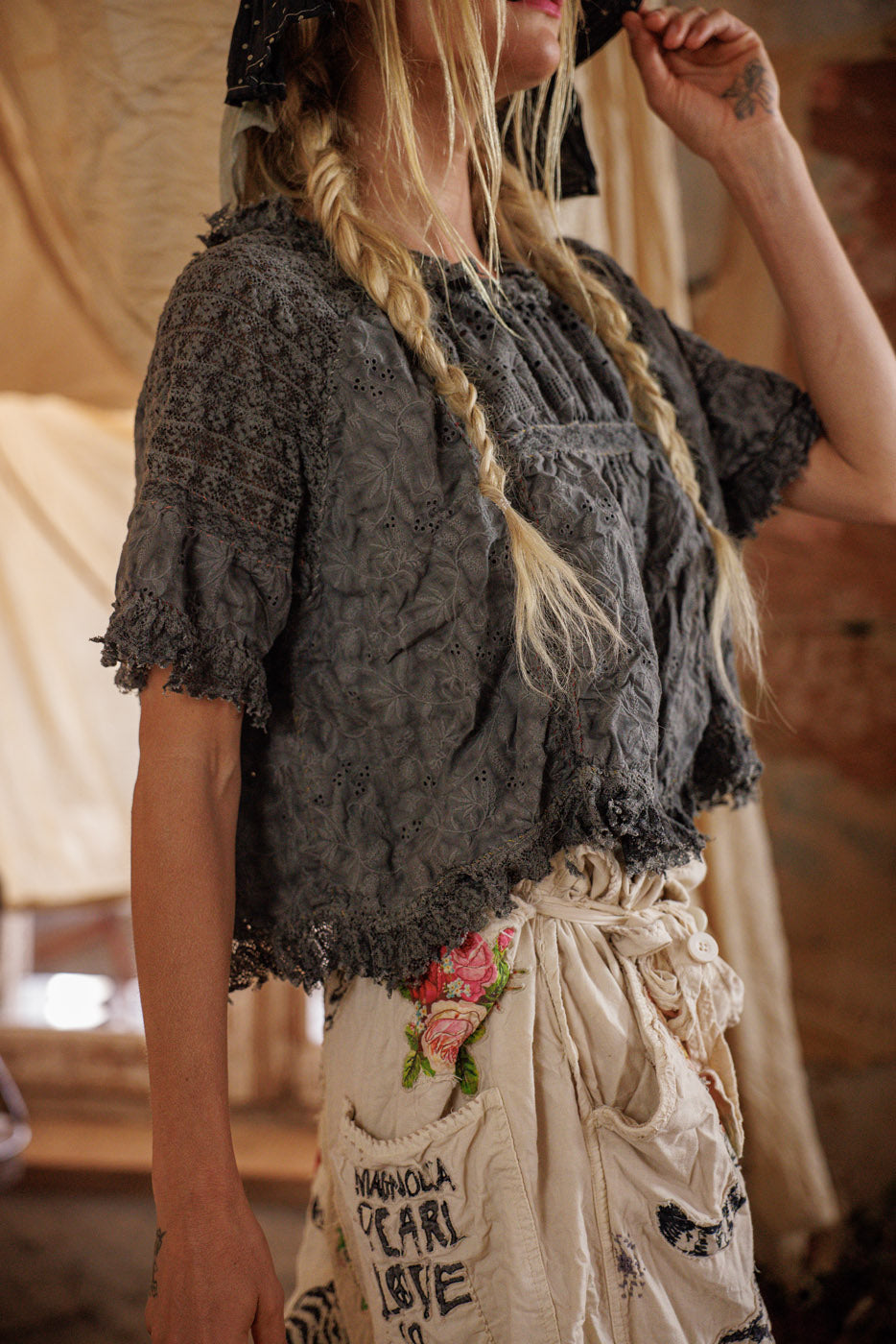 Spitzenarbeit Gabriella Bluse 