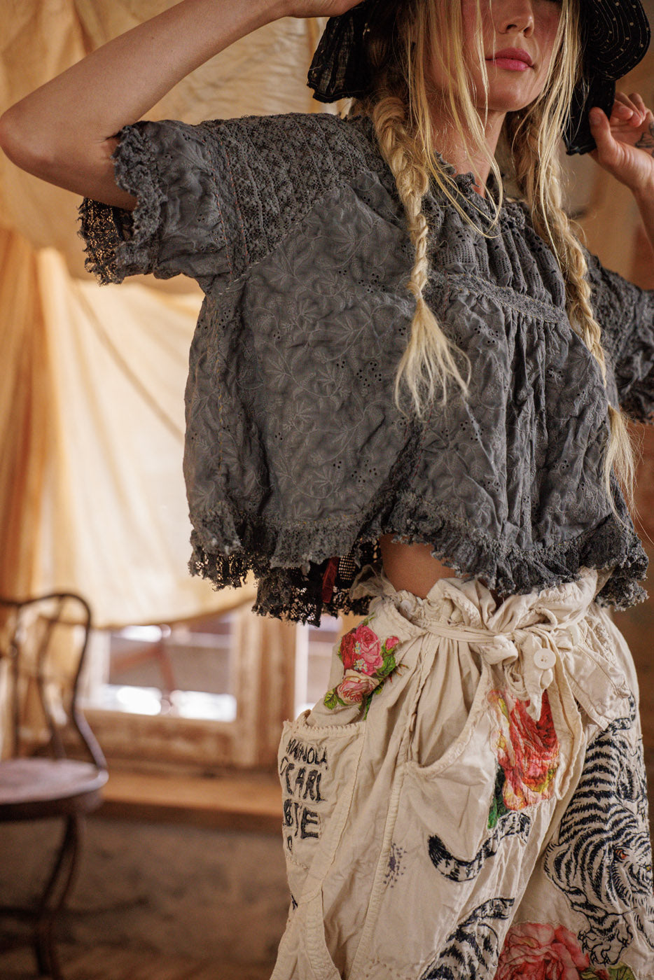 Spitzenarbeit Gabriella Bluse 