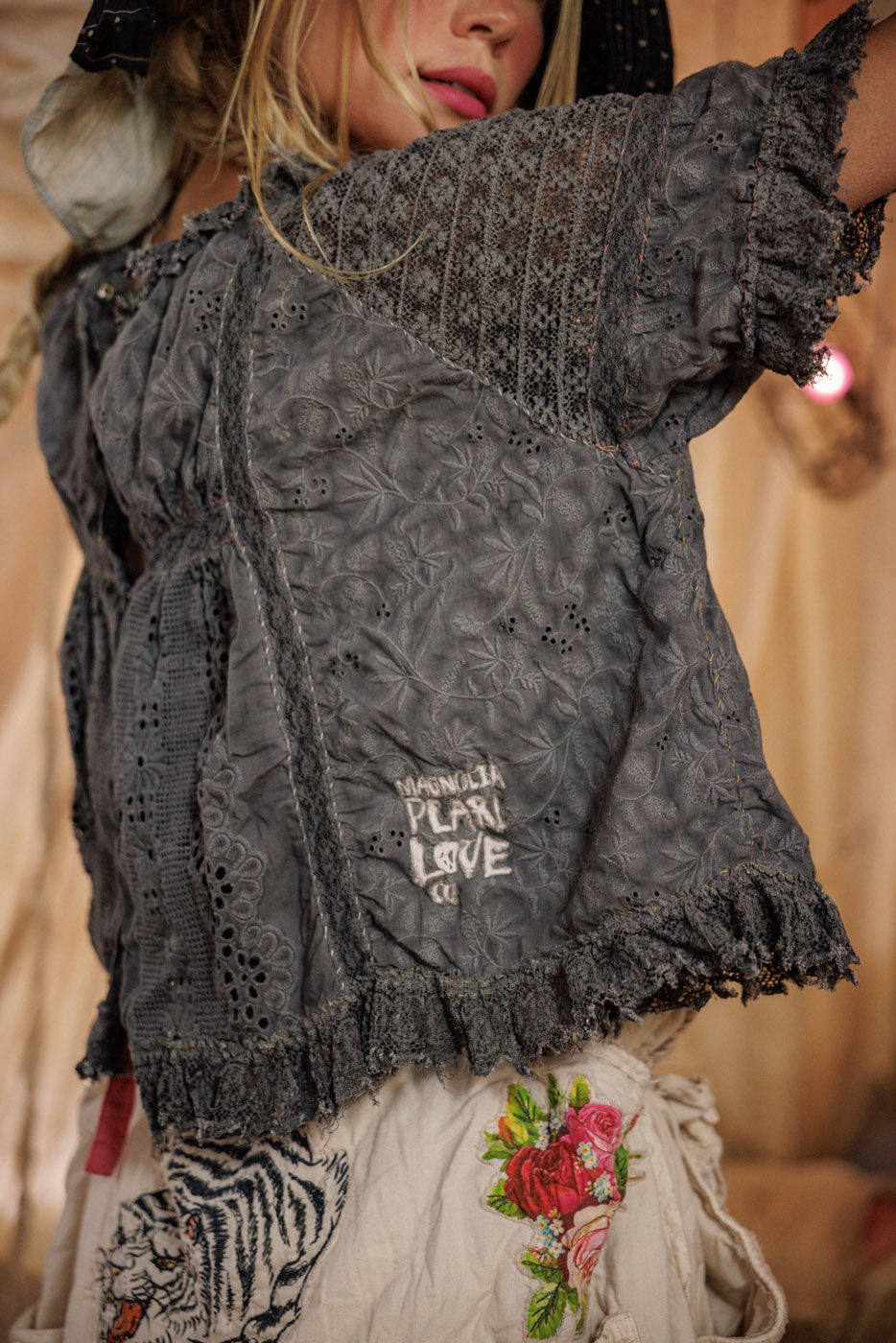 Spitzenarbeit Gabriella Bluse 