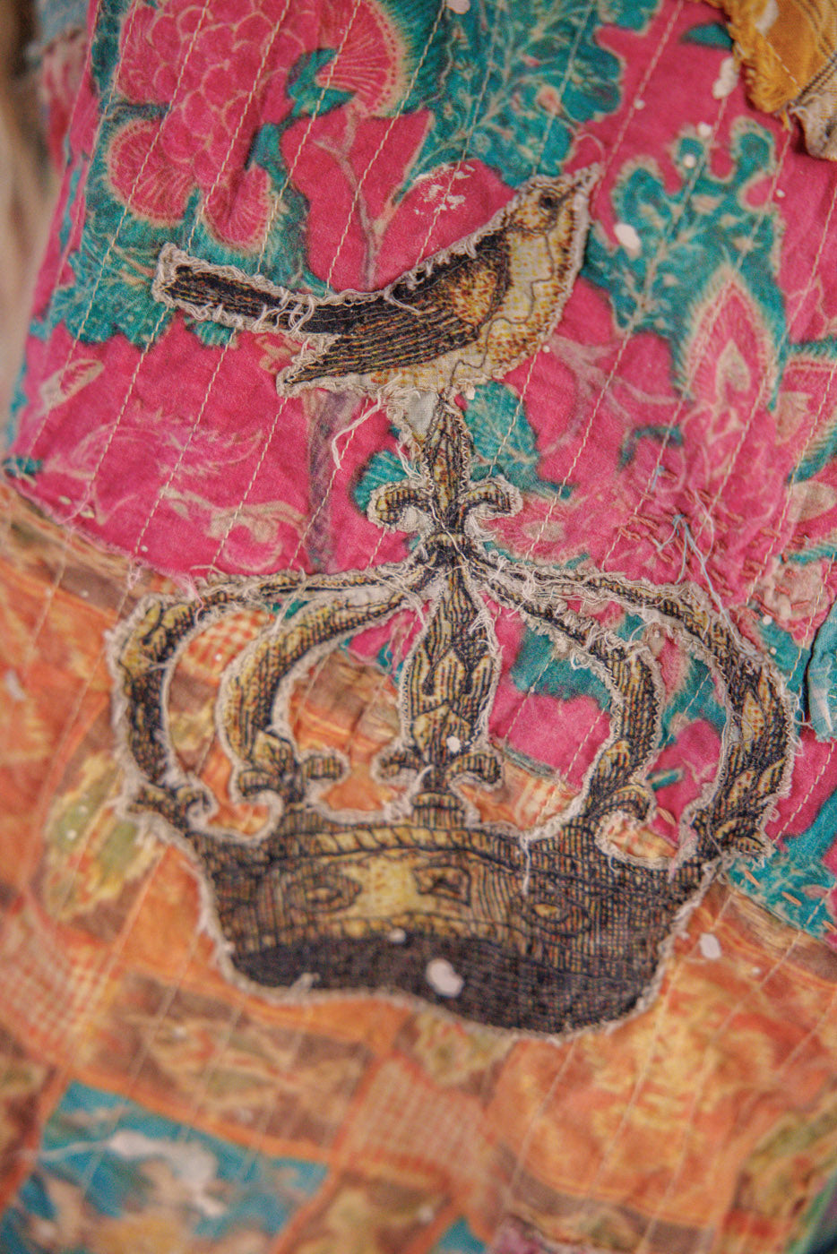 Quilted Bapu Poncho Top Magnolia Pearl Clothing