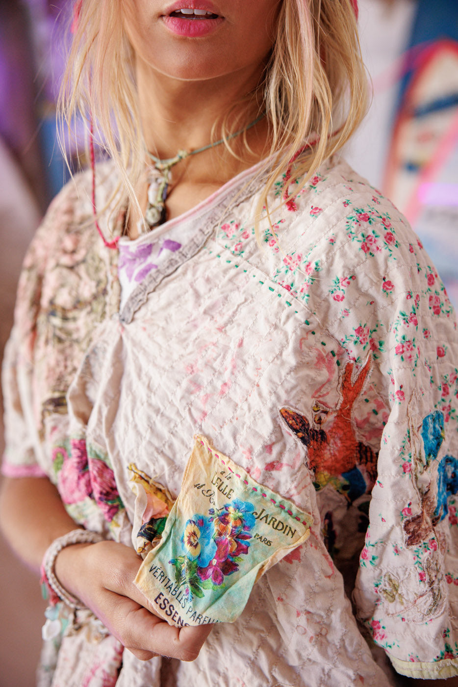 Patchwork Veda Poncho