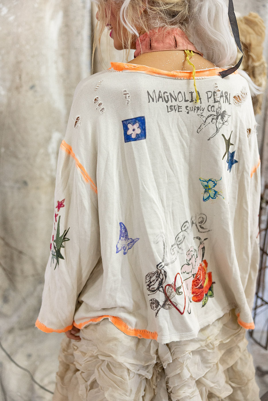 Painting Clouds Hermosa Sweatshirt Magnolia Pearl Clothing