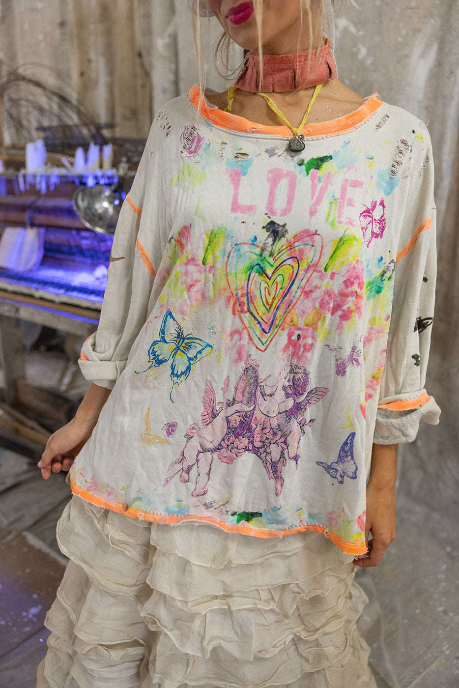 Painting Clouds Hermosa Sweatshirt Magnolia Pearl Clothing