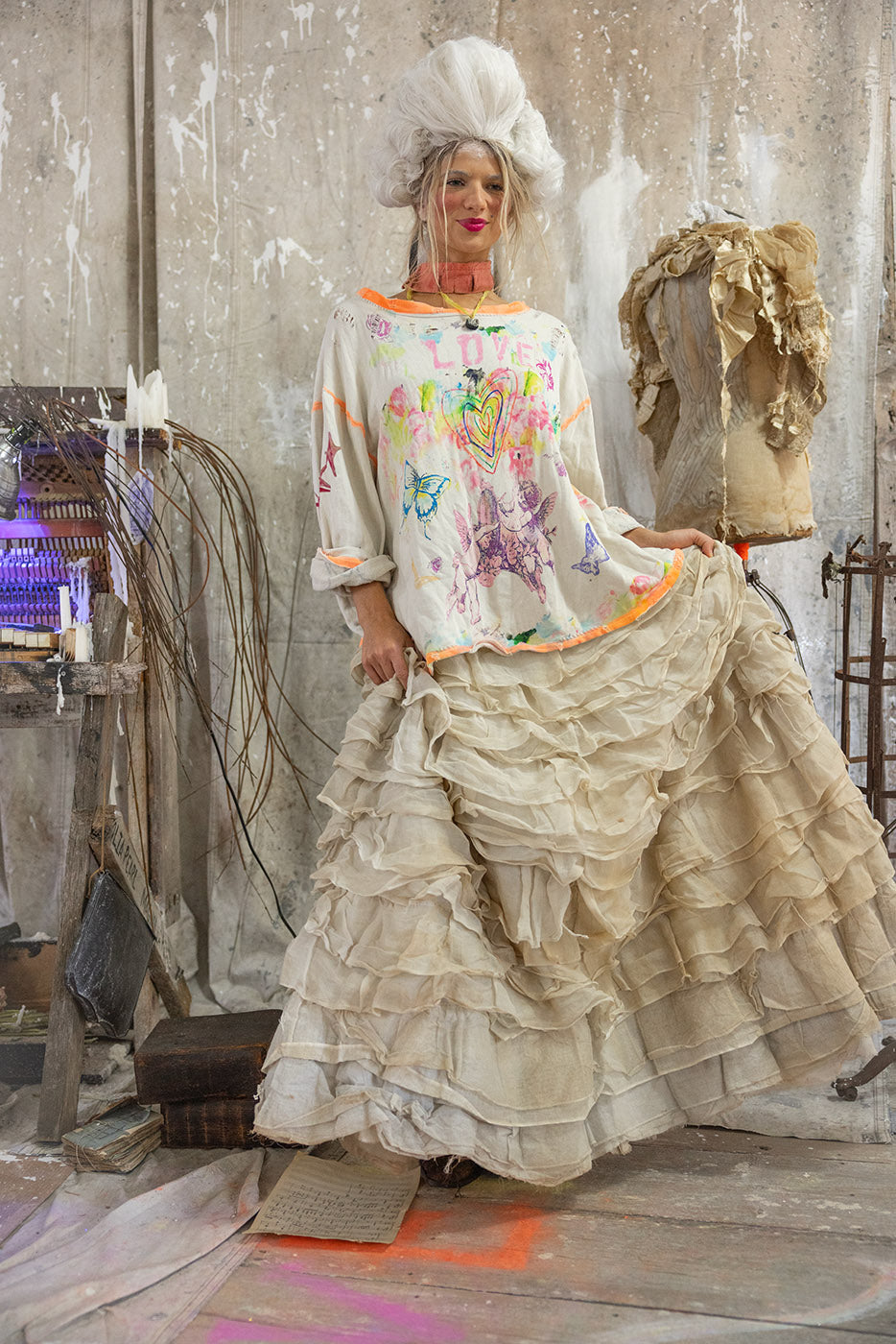 Painting Clouds Hermosa Sweatshirt Magnolia Pearl Clothing