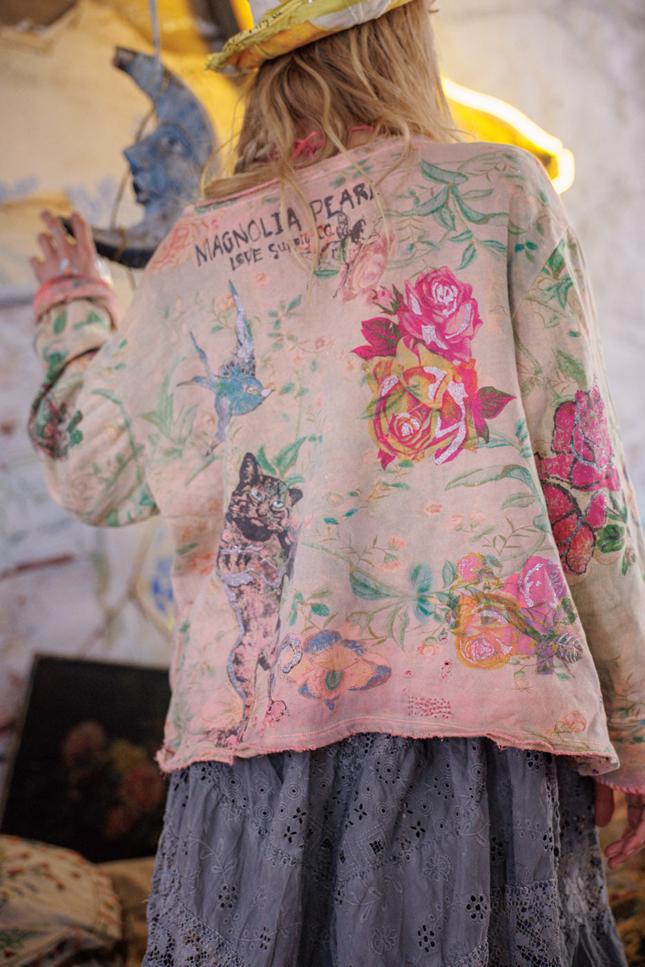 Lucky Anna Marais Sweatshirt Magnolia Pearl Clothing