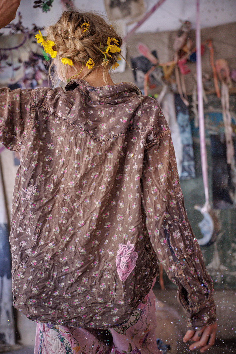 Kelly Vakarų Marškiniai Natūralus Grožis 