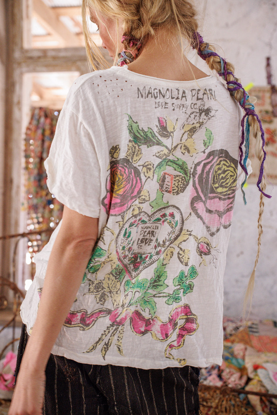 Victorian Love Birds T Magnolia Pearl Clothing