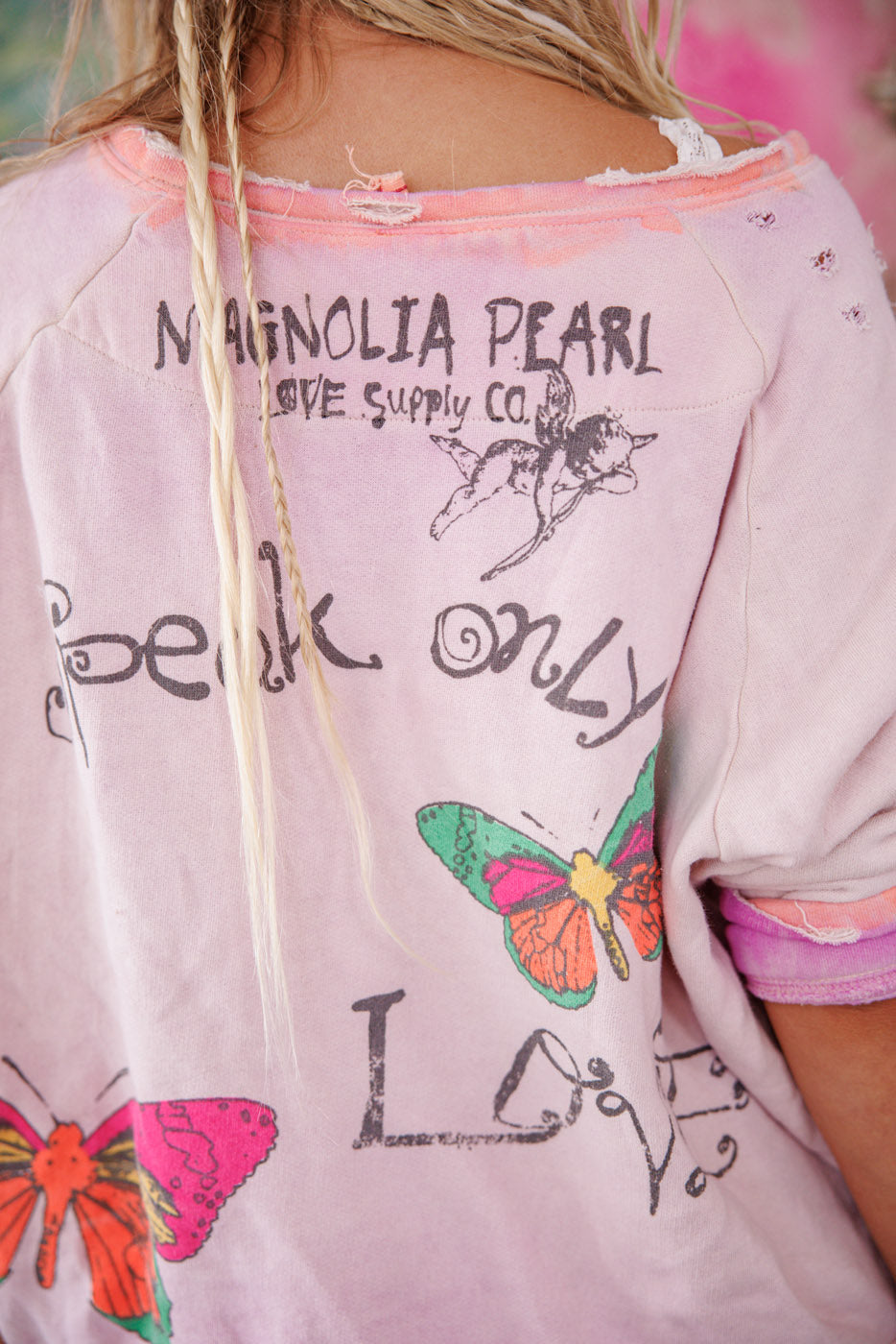 Victorian Posy Richi Sweatshirt Magnolia Pearl Clothing