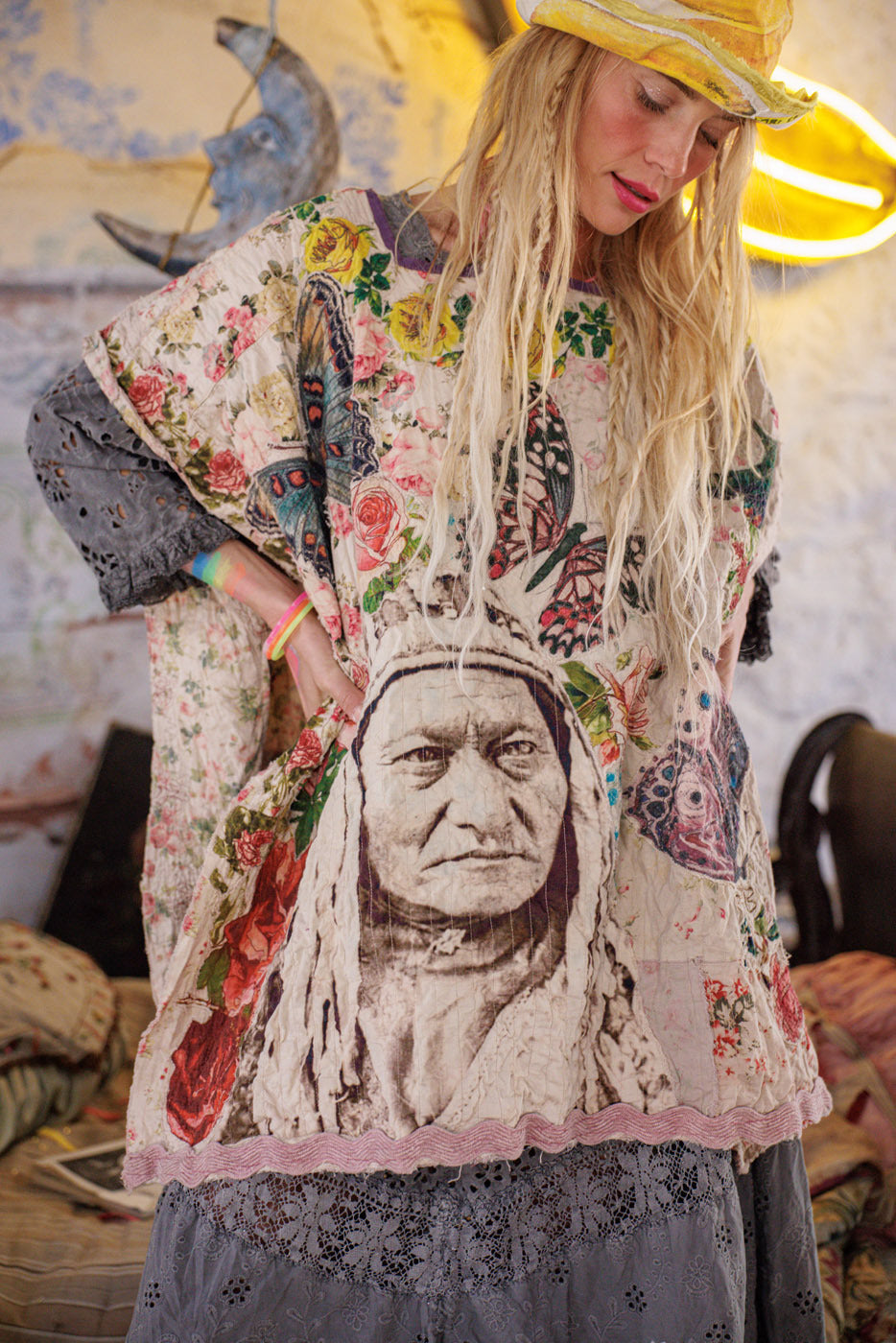 Great Spirits Bretta Poncho Magnolia Pearl Clothing