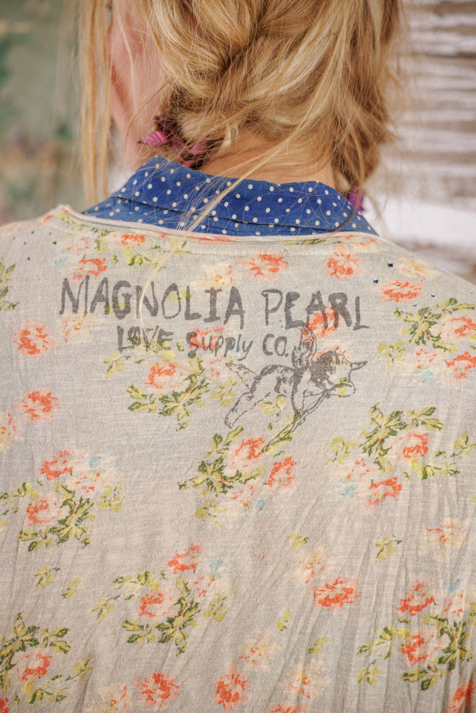 Mary Spiritual Rose Tee San Miguel Magnolia Pearl
