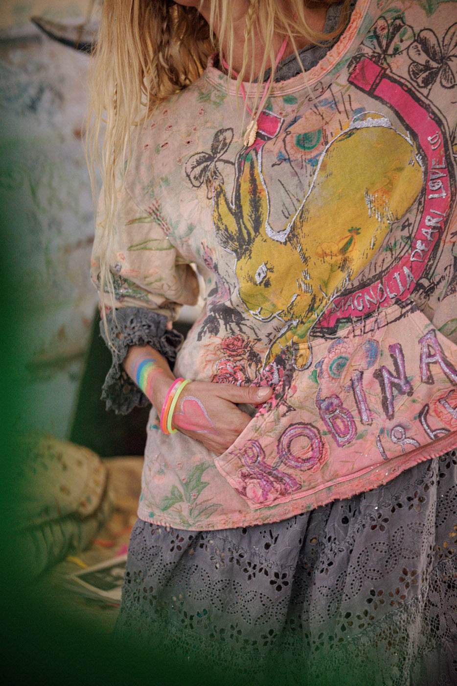 Lucky Anna Marais Sweatshirt Magnolia Pearl Clothing