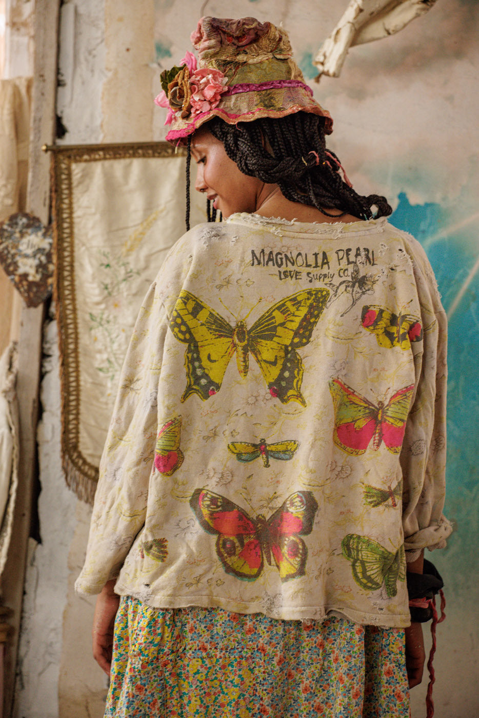 Dyreliv Hermosa Sweatshirt Lisianthus 