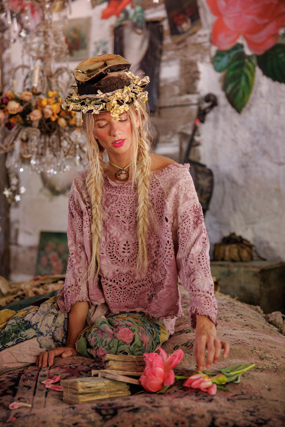 Блуза Eyelet Adelise 