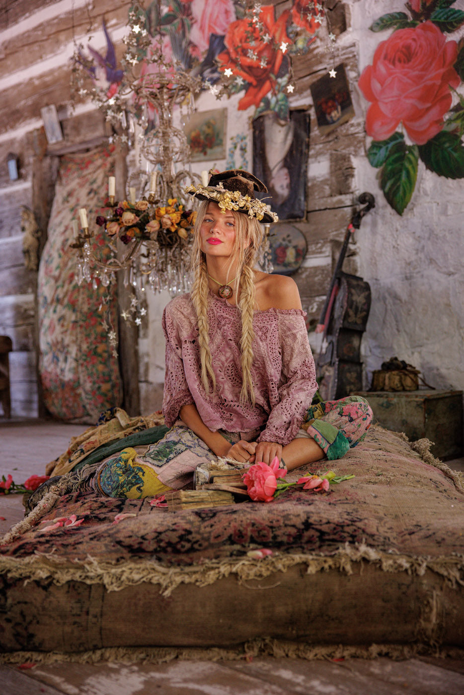 Блуза Eyelet Adelise 