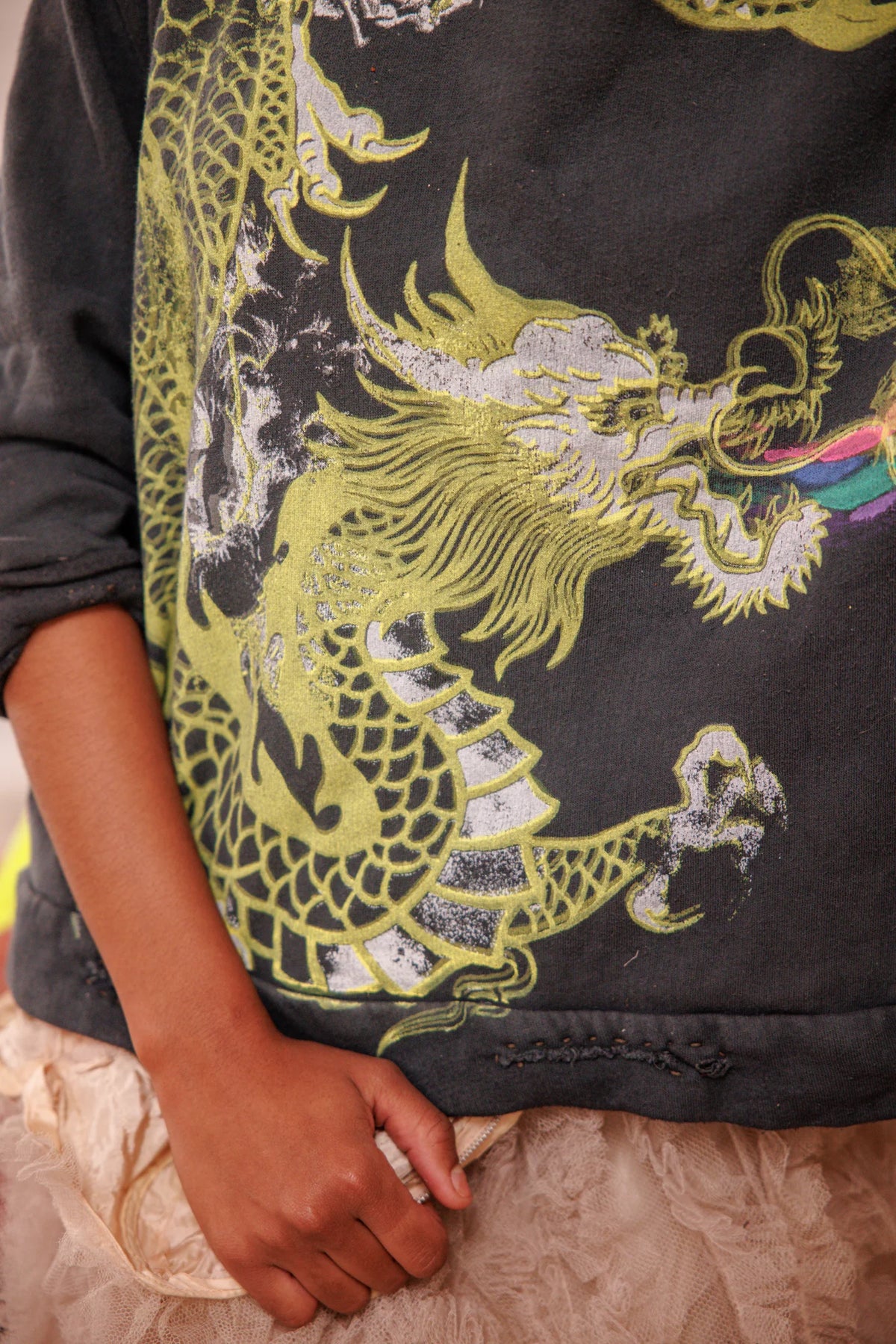 Puff Puff Rainbow Richi Sweatshirt Sonnenblume 