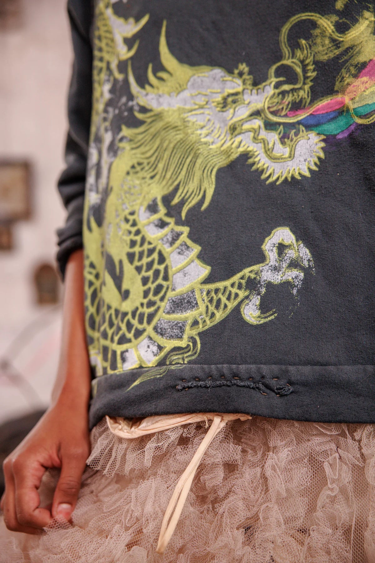 Puff Puff Rainbow Richi Sweatshirt Sonnenblume 